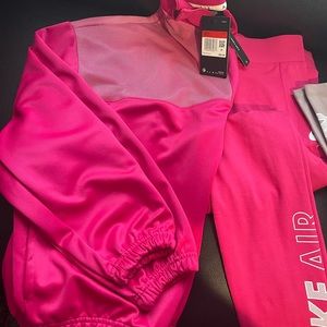 3 piece women’s attractive Pink Nike tracksuit